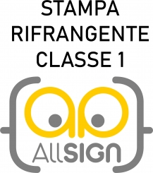 Tabella Stradale cm 100x25 Stampa rifrangente